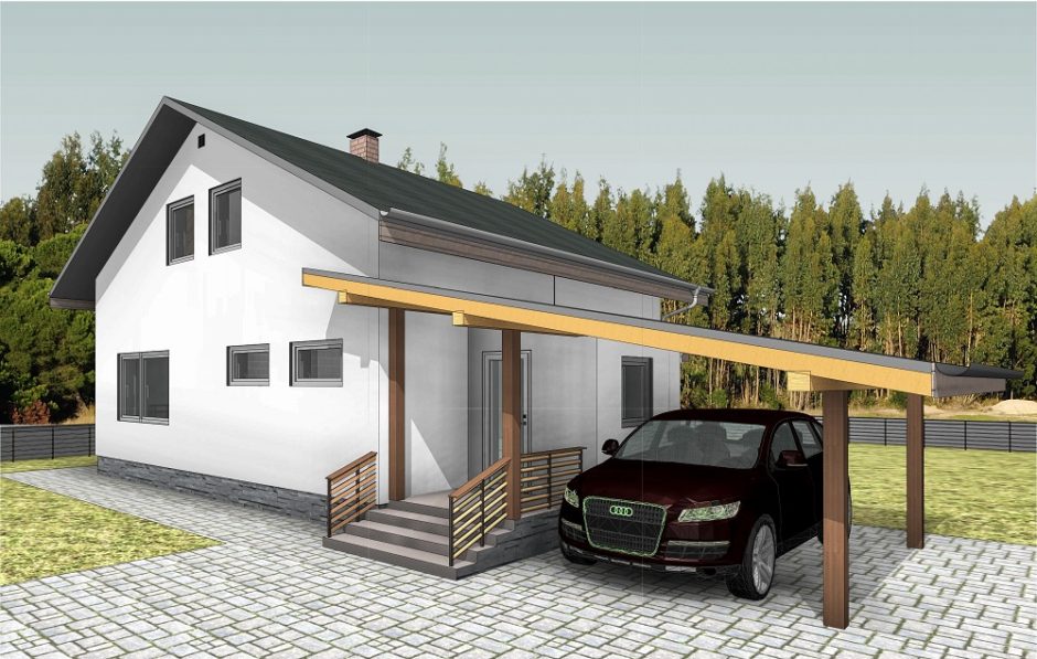Готовые проекты одноэтажных домов с печкой. Мы строим и проектируем с гарантией 10 лет!